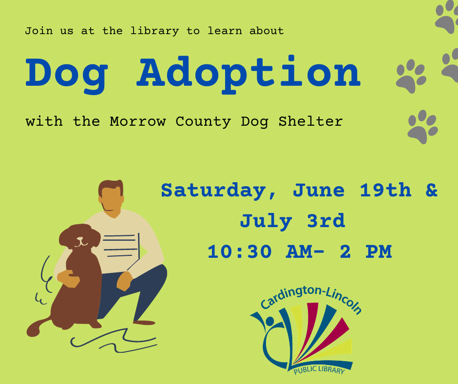 2021 Summer Reading Event- Dog Adoption with Morrow County Dog Shelter